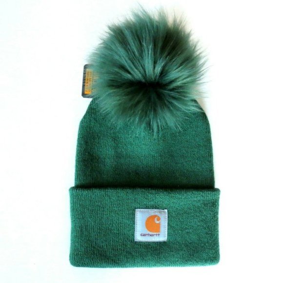Carhartt Beanie Handmade in USA Pom - Picture 6 of 6